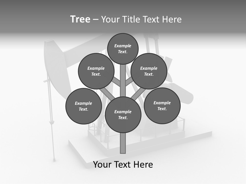 Pumpjack Natural Pump PowerPoint Template