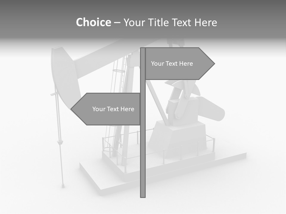 Pumpjack Natural Pump PowerPoint Template