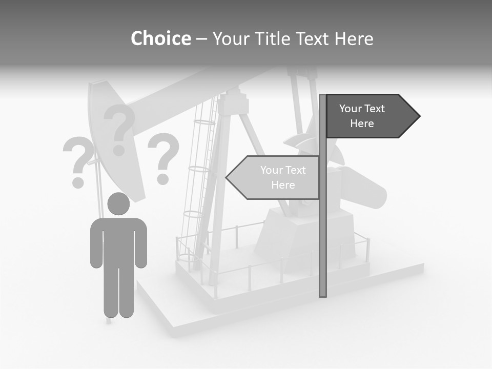 Pumpjack Natural Pump PowerPoint Template