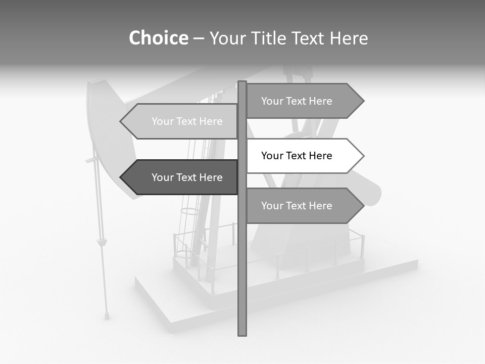 Pumpjack Natural Pump PowerPoint Template