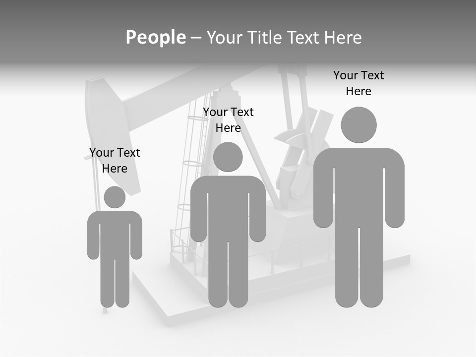 Pumpjack Natural Pump PowerPoint Template