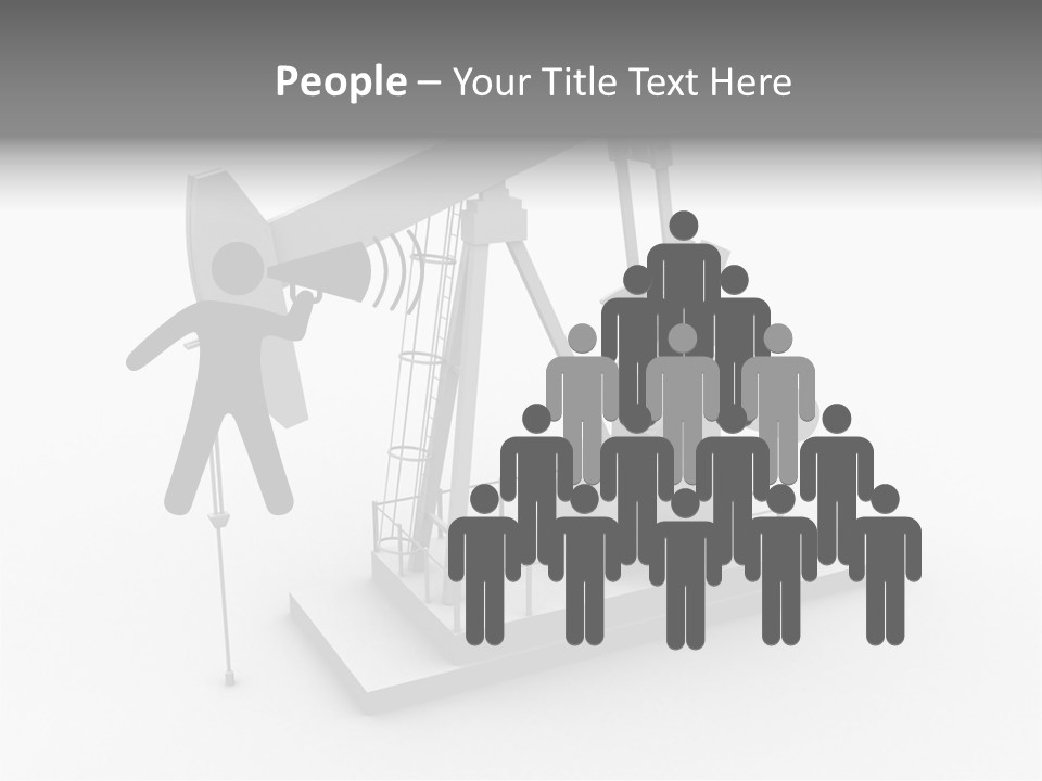 Pumpjack Natural Pump PowerPoint Template
