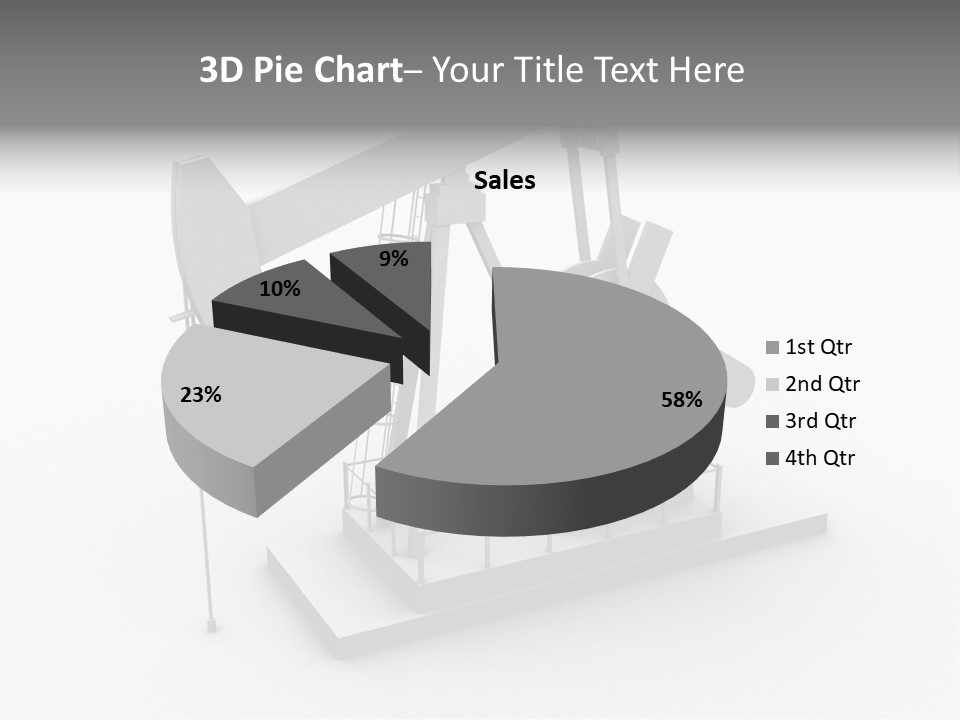 Pumpjack Natural Pump PowerPoint Template