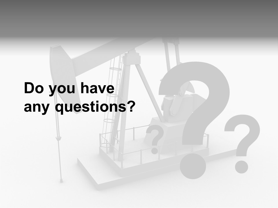 Pumpjack Natural Pump PowerPoint Template