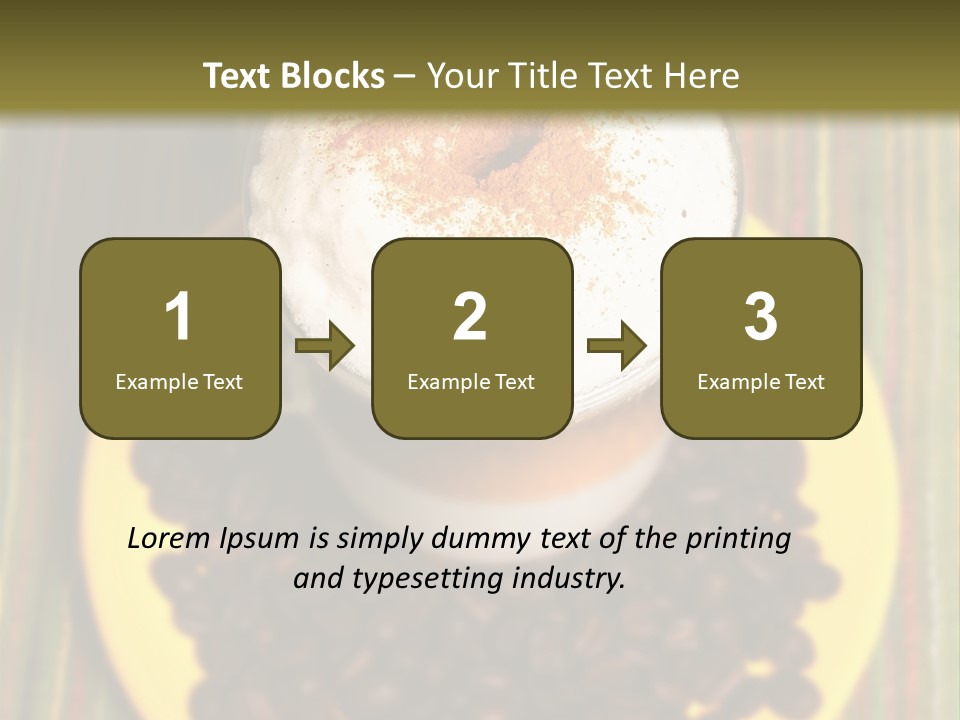 Capucino Breakfast Health PowerPoint Template