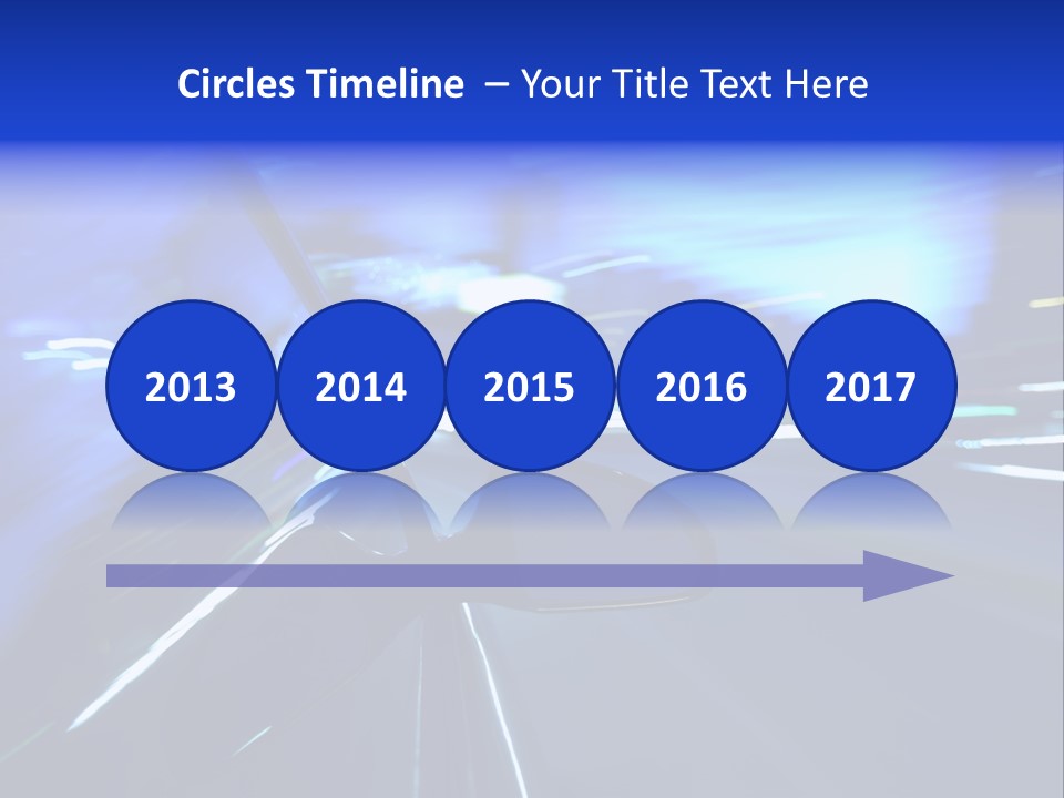 A Car Driving Down A City Street At Night PowerPoint Template