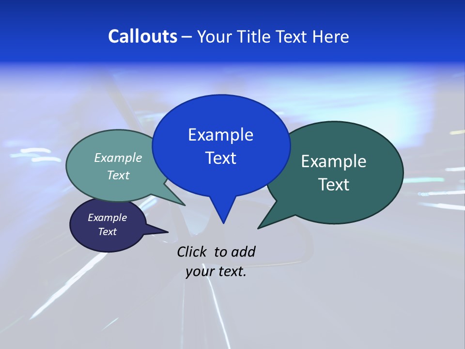 A Car Driving Down A City Street At Night PowerPoint Template