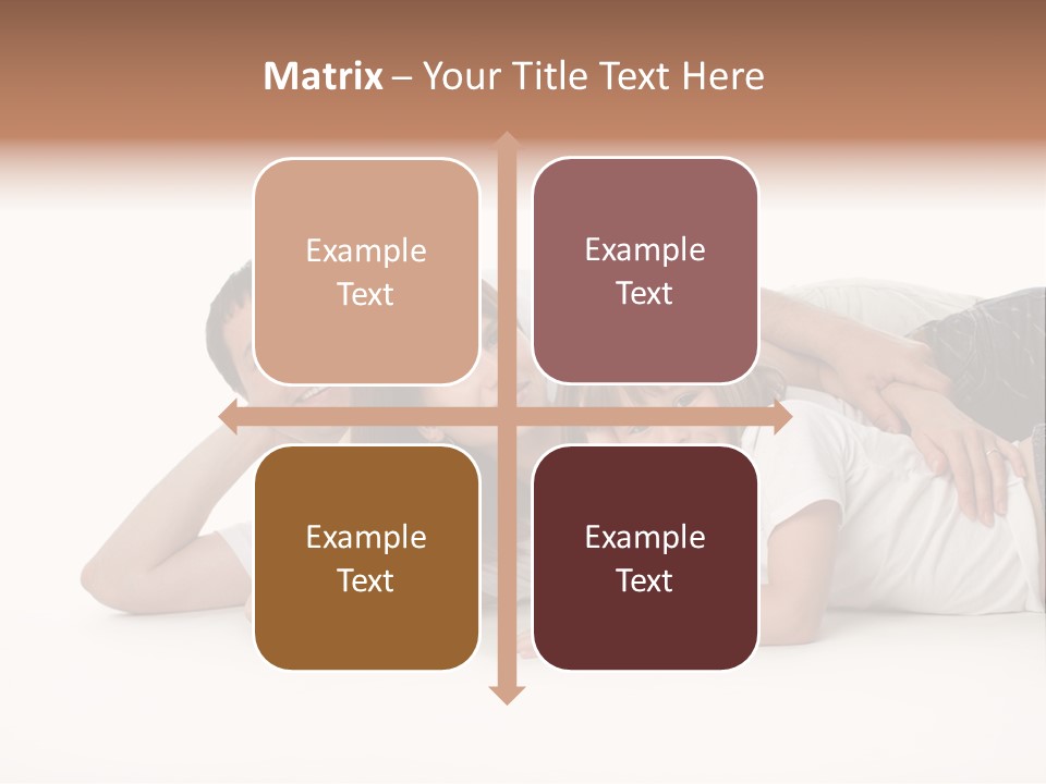 Men Looking Girl PowerPoint Template