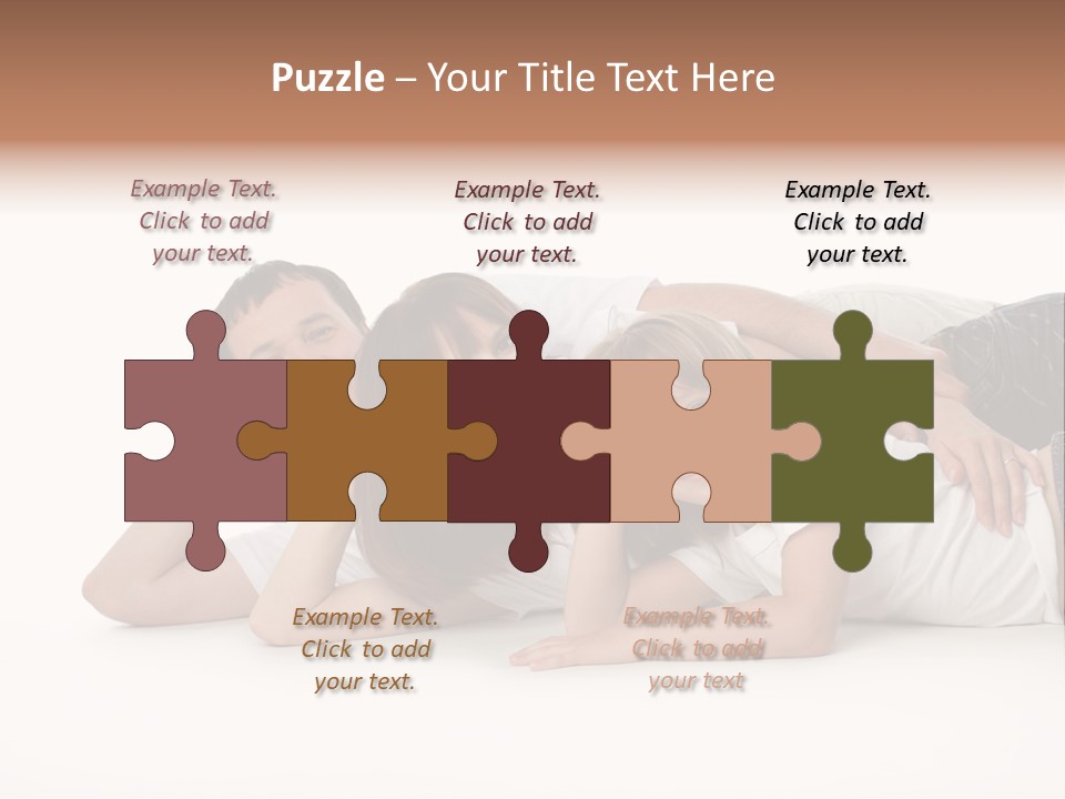 Men Looking Girl PowerPoint Template