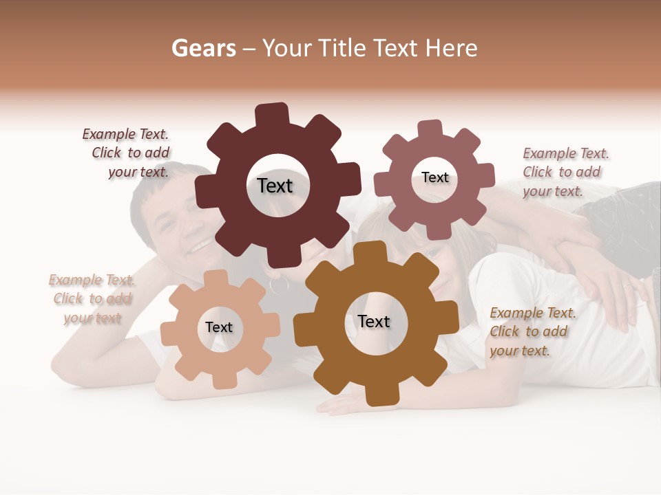 Men Looking Girl PowerPoint Template