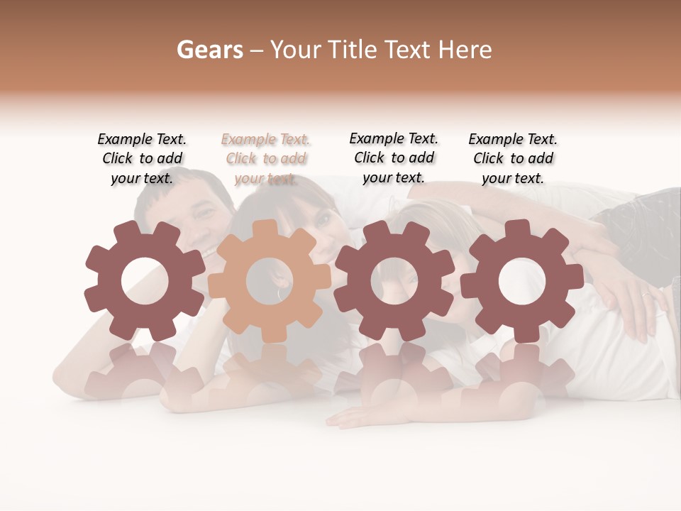 Men Looking Girl PowerPoint Template