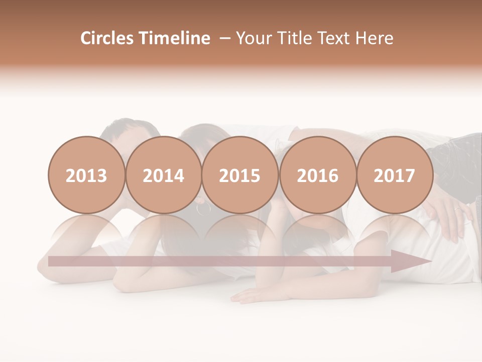 Men Looking Girl PowerPoint Template