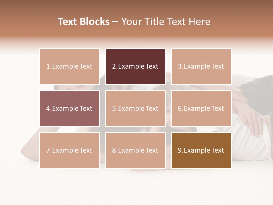 Men Looking Girl PowerPoint Template