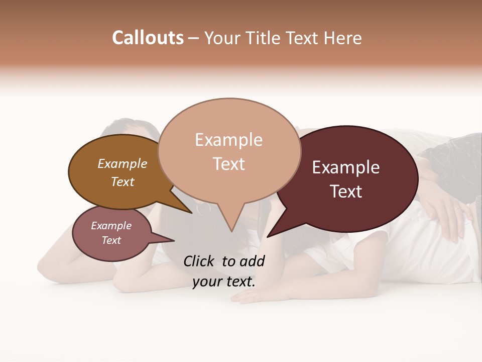 Men Looking Girl PowerPoint Template