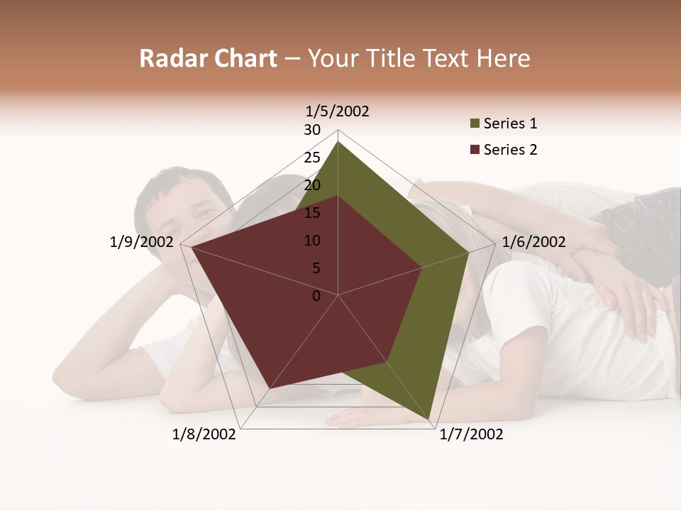 Men Looking Girl PowerPoint Template