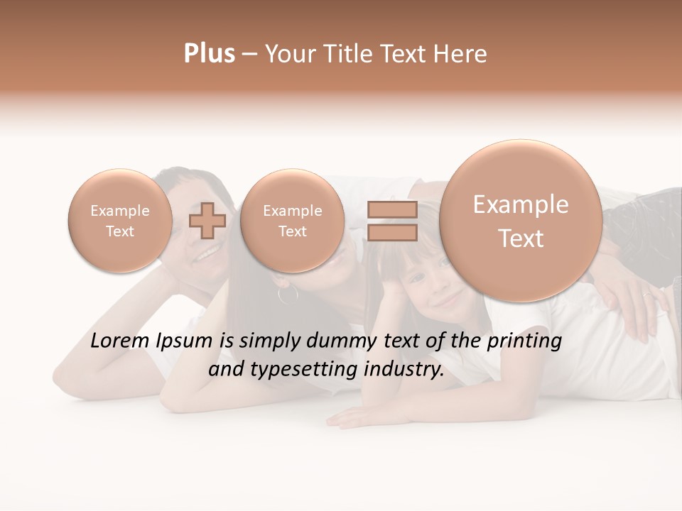 Men Looking Girl PowerPoint Template