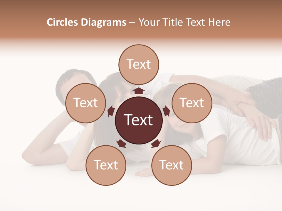 Men Looking Girl PowerPoint Template