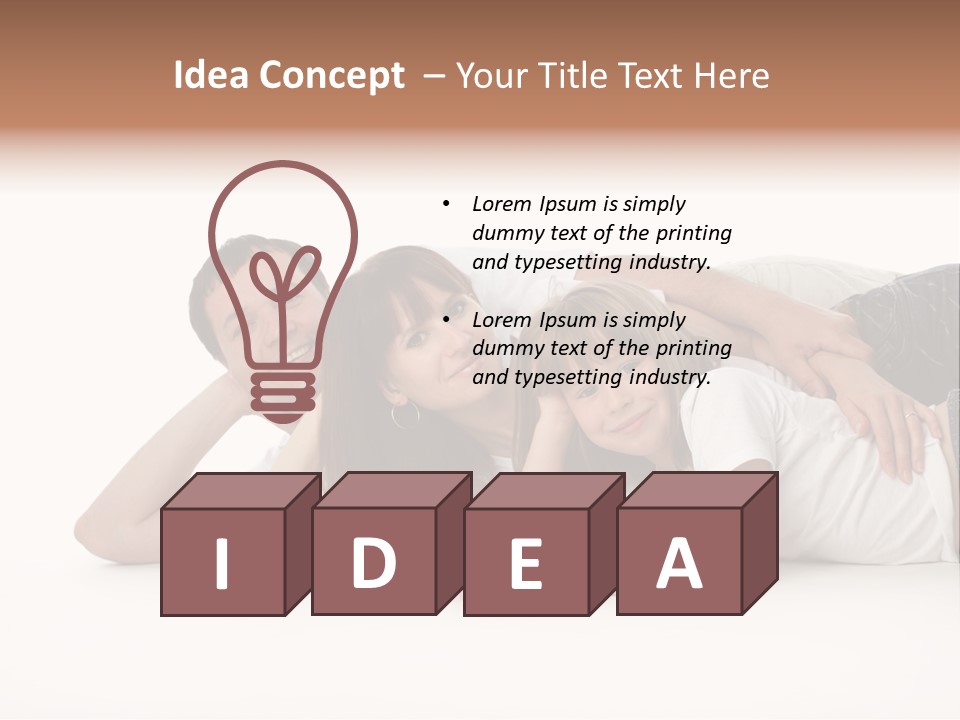 Men Looking Girl PowerPoint Template