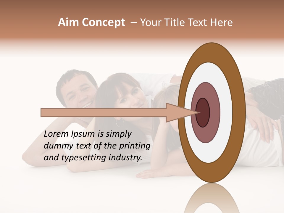 Men Looking Girl PowerPoint Template