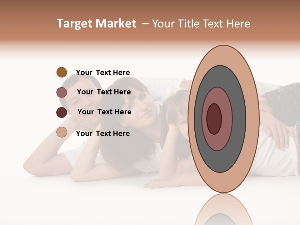 Men Looking Girl PowerPoint Template