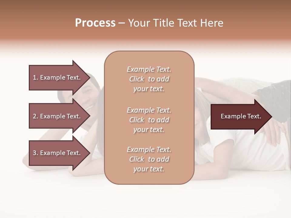 Men Looking Girl PowerPoint Template