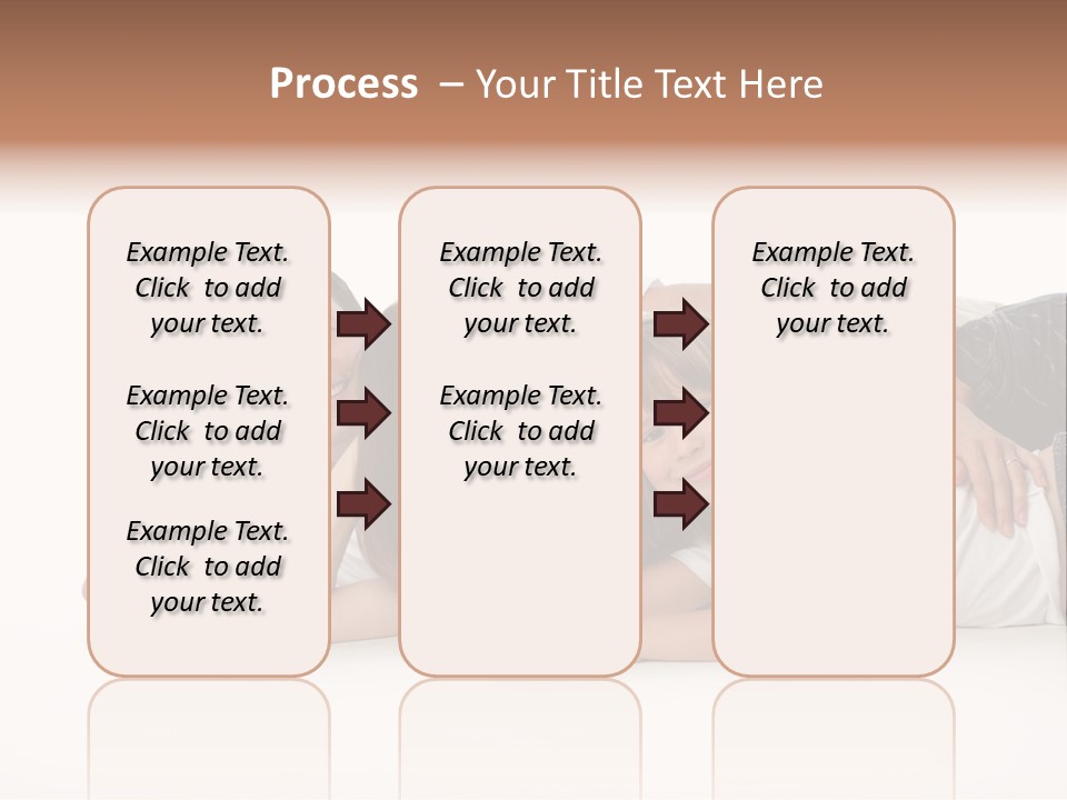 Men Looking Girl PowerPoint Template