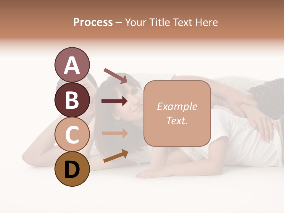 Men Looking Girl PowerPoint Template