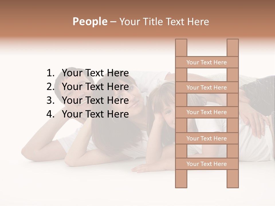 Men Looking Girl PowerPoint Template