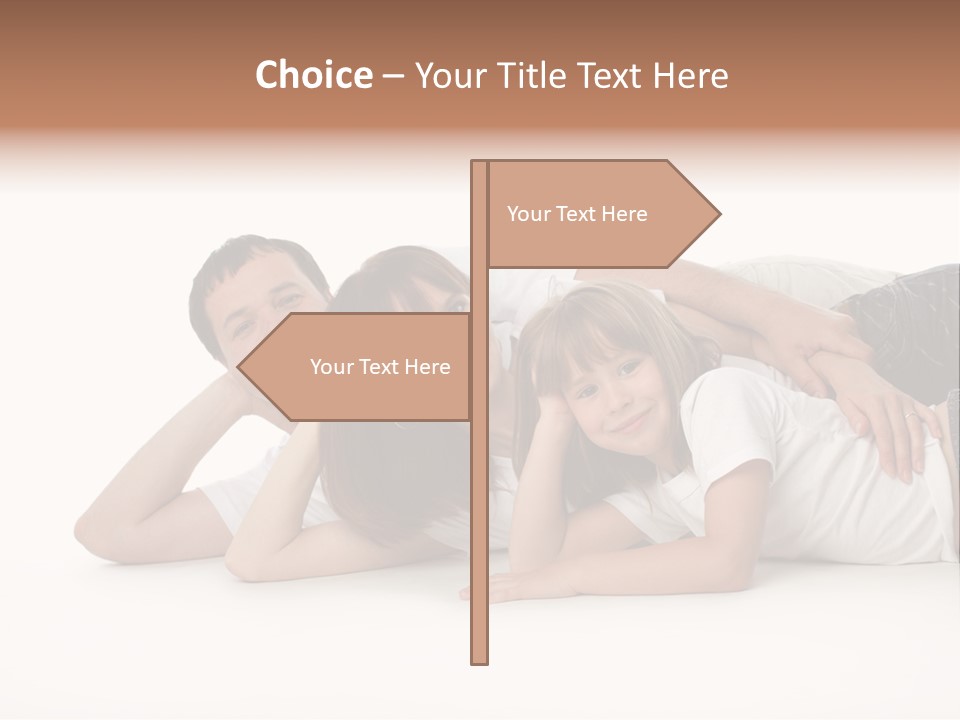 Men Looking Girl PowerPoint Template