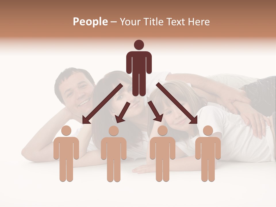 Men Looking Girl PowerPoint Template