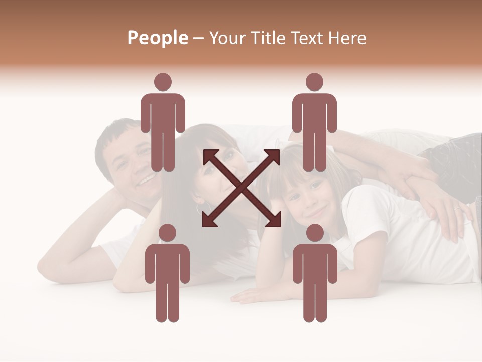 Men Looking Girl PowerPoint Template