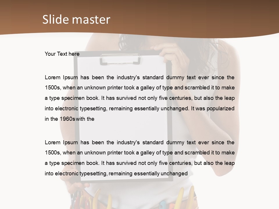 Contractor People Industry PowerPoint Template