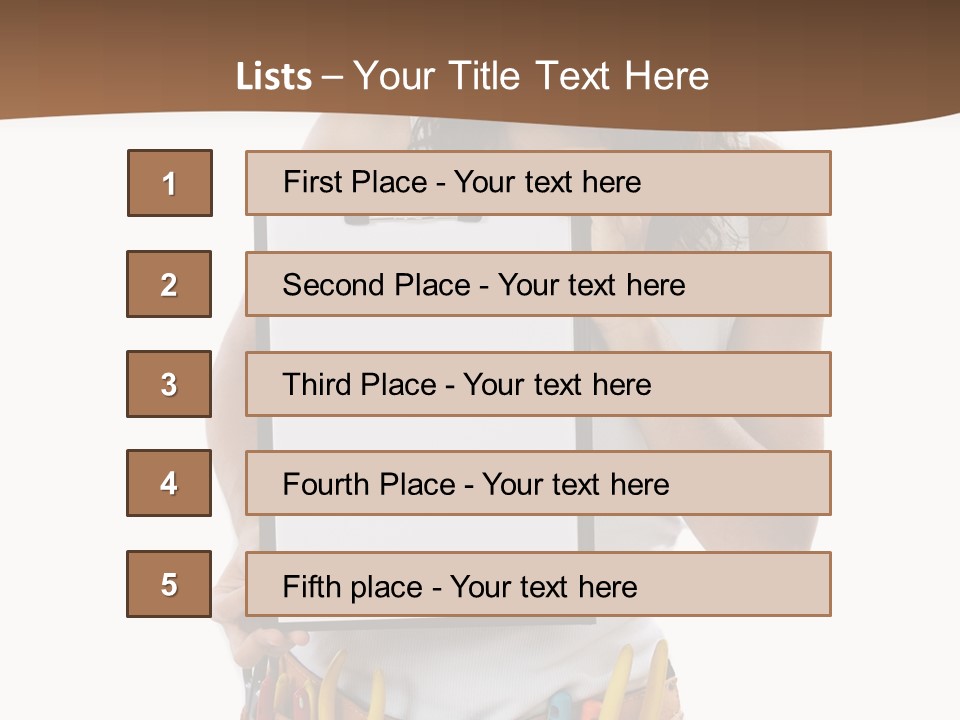 Contractor People Industry PowerPoint Template