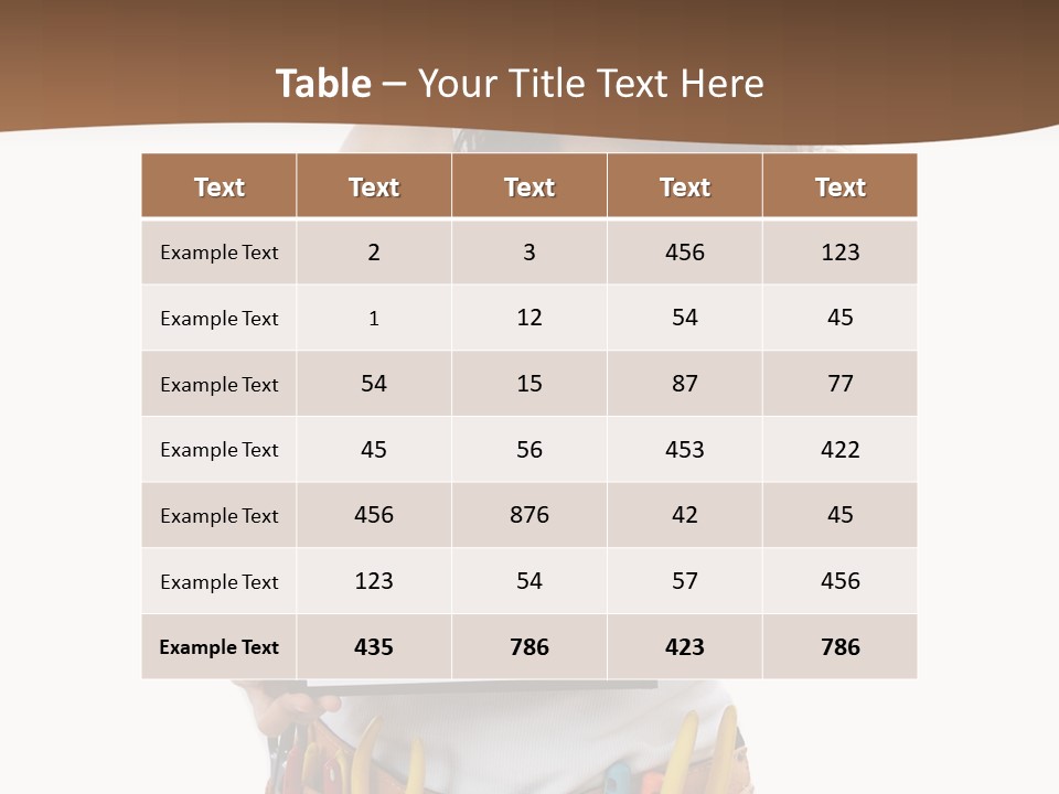 Contractor People Industry PowerPoint Template