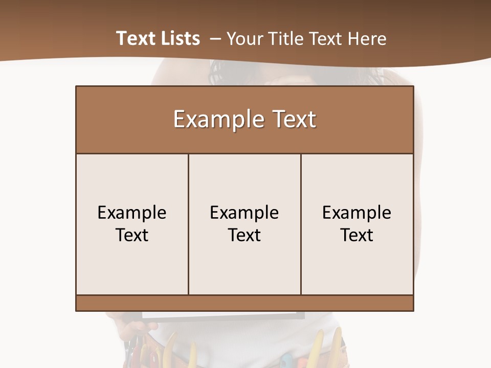 Contractor People Industry PowerPoint Template