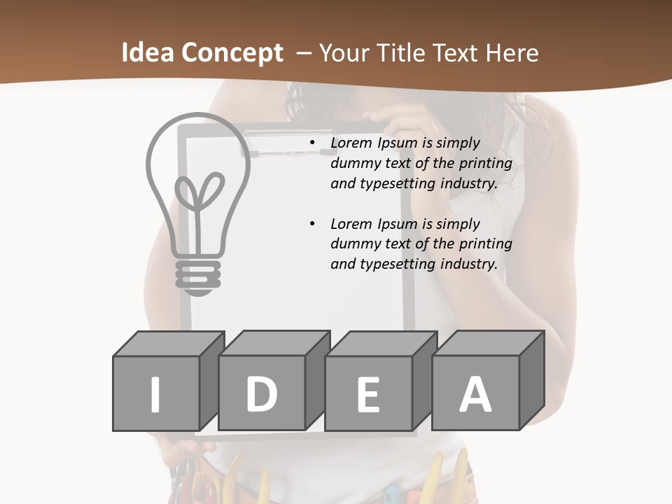 Contractor People Industry PowerPoint Template