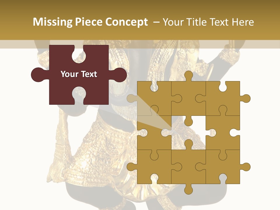 Asia Buddha Statue PowerPoint Template