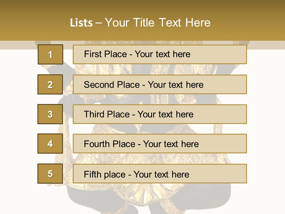 Asia Buddha Statue PowerPoint Template