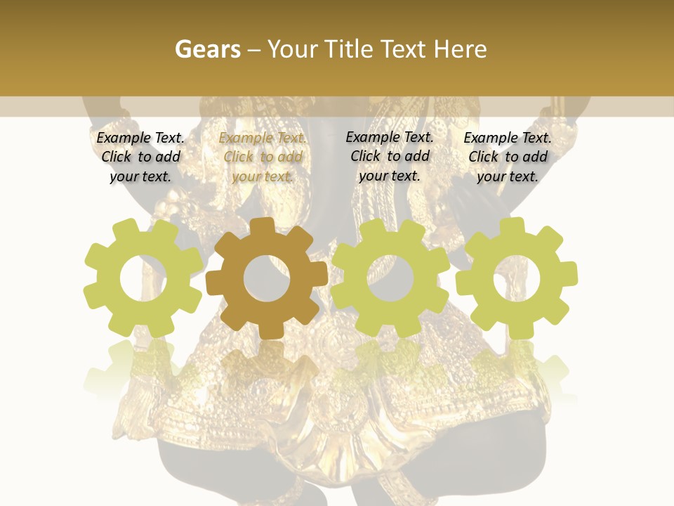 Asia Buddha Statue PowerPoint Template