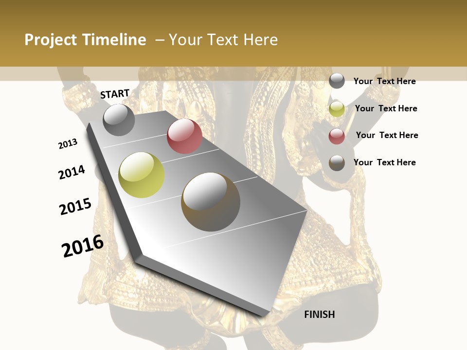 Asia Buddha Statue PowerPoint Template