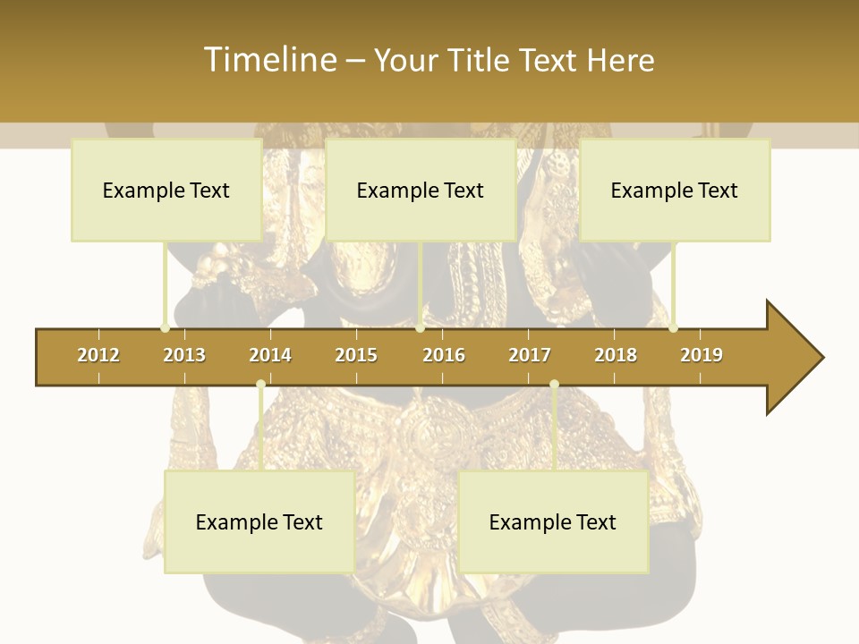 Asia Buddha Statue PowerPoint Template