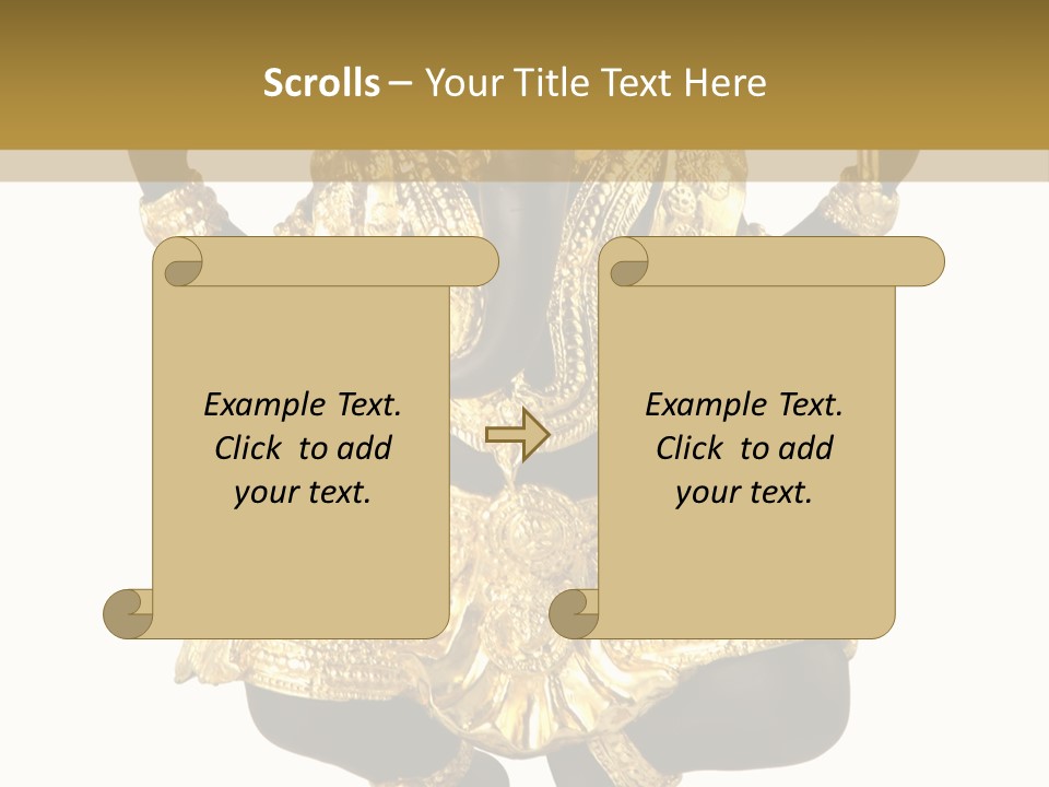 Asia Buddha Statue PowerPoint Template