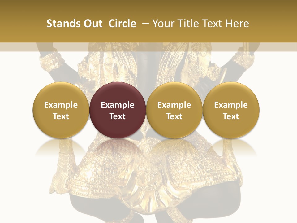 Asia Buddha Statue PowerPoint Template