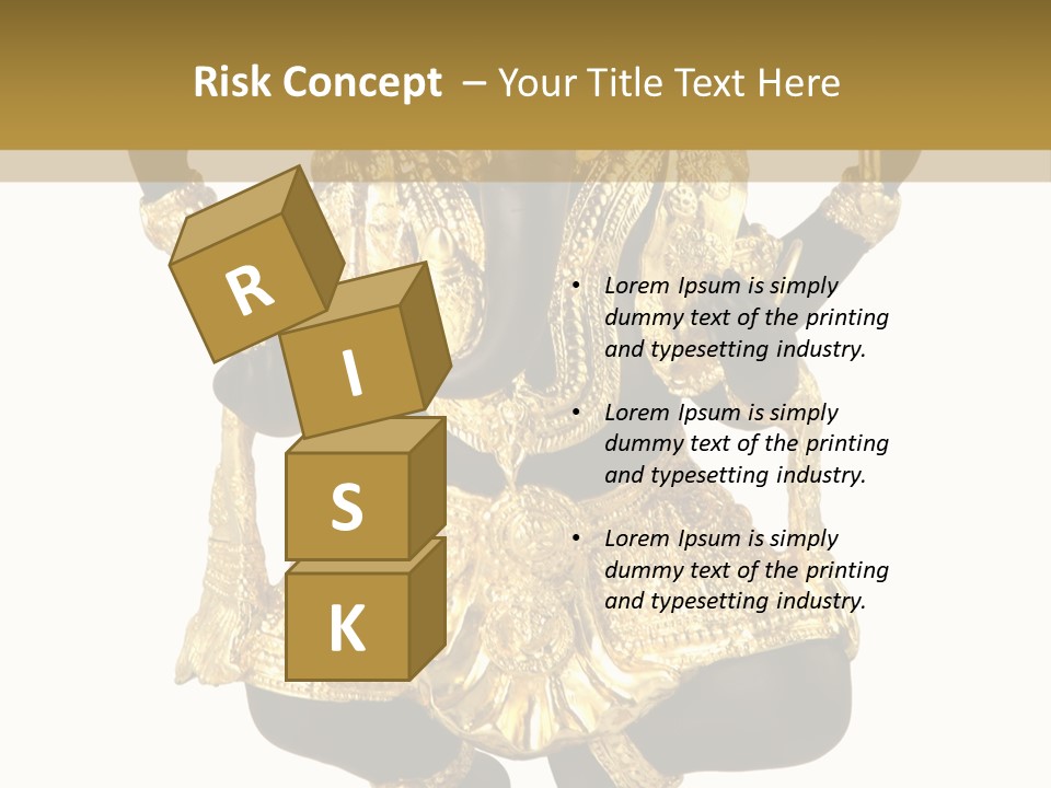 Asia Buddha Statue PowerPoint Template