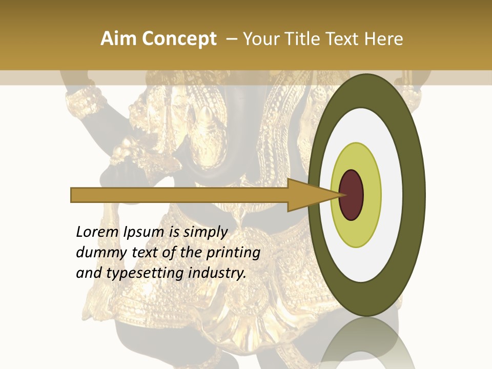 Asia Buddha Statue PowerPoint Template