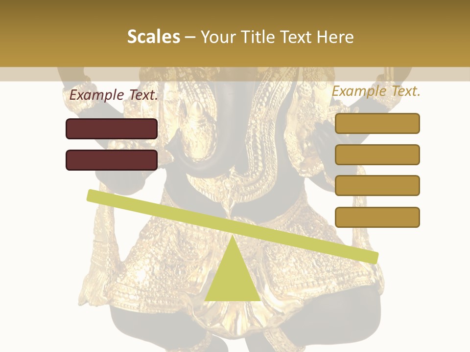 Asia Buddha Statue PowerPoint Template