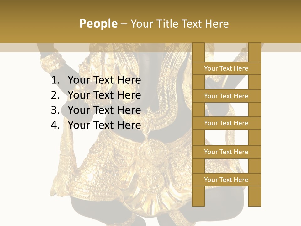 Asia Buddha Statue PowerPoint Template