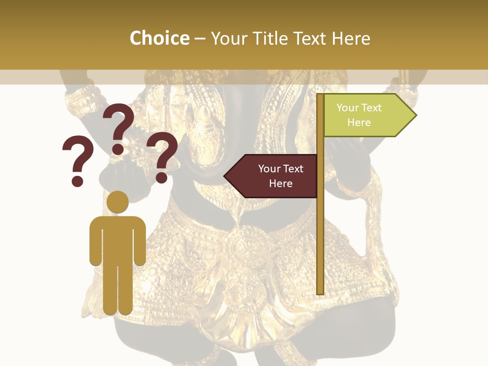 Asia Buddha Statue PowerPoint Template