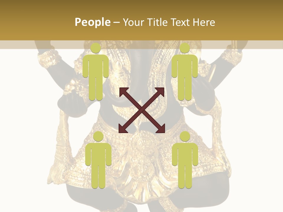 Asia Buddha Statue PowerPoint Template