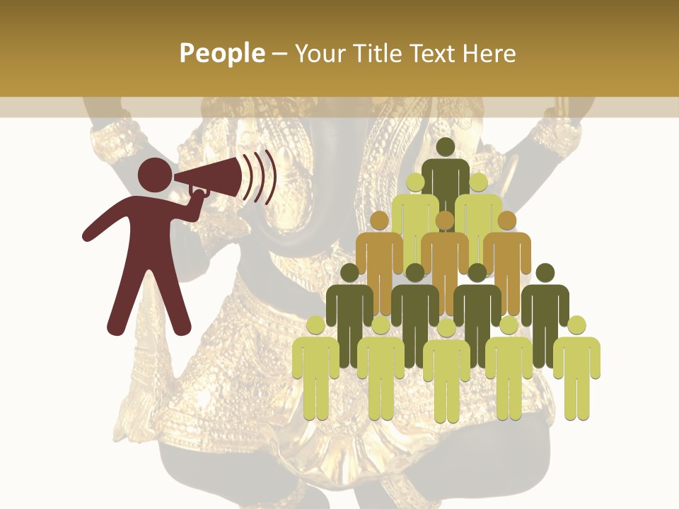 Asia Buddha Statue PowerPoint Template